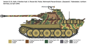 Italeri 7018 Sd.Kfz. 171 Pz.Kpfw. V Panther Ausf. Un 1/72 – immagine 7