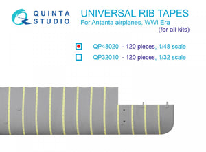 Bandes de renfort universelles Quinta Studio QP48020 pour Antanta. Première Guerre mondiale, après-Première Guerre mondiale (tous kits) 1/48