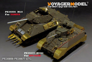 Maquette Voyager PE35856 Chasseur de chars américain M10 de la Seconde Guerre mondiale, version de base B, canon inclus (pour Tamiya 35350), échelle 1/35 – image 4