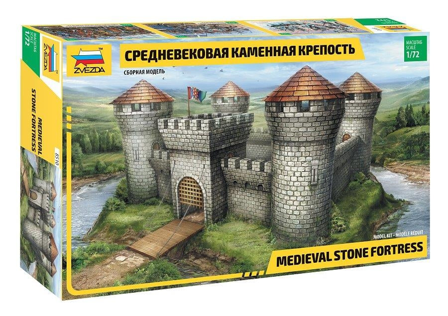 Zvezda 8510 Forteresse médiévale en pierre 1/72