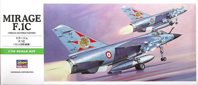 Hasegawa B4 Dassault Mirage F1C 1/72