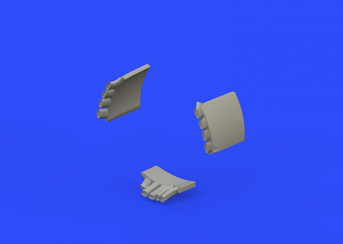 Cheminées d&amp;#39;échappement Eduard 648381 Fw 190A EDUARD 1/48 – immagine 3
