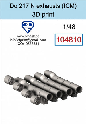 Omask 104810 Do 217 N (ICM) 3D print 1/48