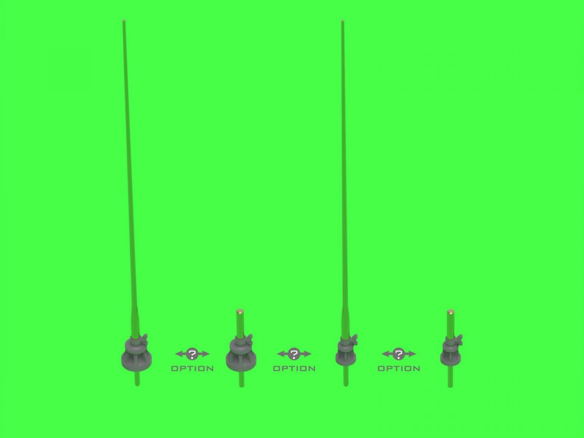 Master GM-72-019 German WWII 1.4m rod antenna (for Fu 7 radio set) (1pc) 1/72 – image 5