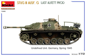 MiniArt 72110 StuG III Ausf. G Dernier Alkett Prod 1/72  – immagine 13
