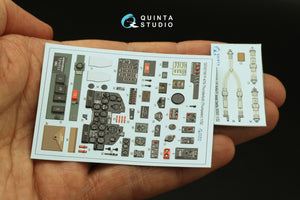 Intérieur coloré imprimé en 3D sur papier décalcomanie Quinta Studio QD32190 P-47N Thunderbolt (Trumpeter) 1/32 – immagine 4