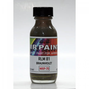 Peinture MR. Paint MRP-070 RLM 81 Braunviolet Seconde Guerre mondiale Allemande 30 ml – image 2