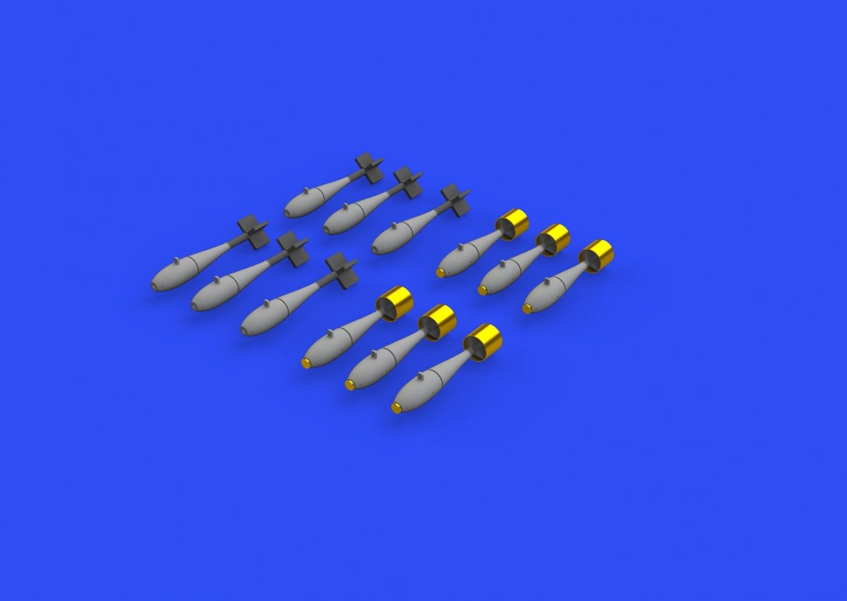 Eduard 648567 BDU-33 et bombes Mk.76 au 1/48  – Bild 2