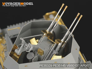Maquette Voyager PE35329 Flakpanzer IV « Wirbelwind » allemand de 20 mm de la Seconde Guerre mondiale pour DRAGON 6540 au 1/35  – image 4