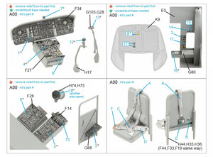 Intérieur imprimé en 3D et coloré sur papier décalcomanie (ICM) Quinta Studio QD35100 CH-54A 1/35 – image 2