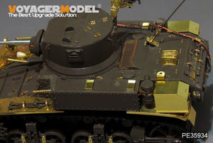 Maquette Voyager PE35934, char léger américain M3 Stuart de la Seconde Guerre mondiale (modèle de base) pour Tamiya 35360 au 1/35 – image 6