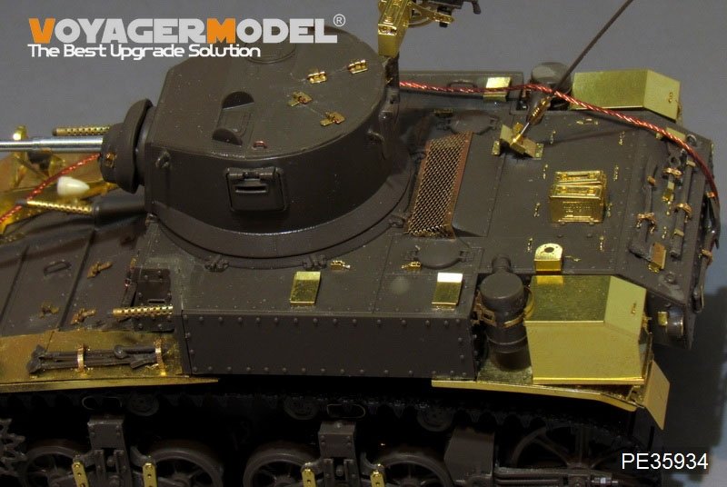 Maquette Voyager PE35934, char léger américain M3 Stuart de la Seconde Guerre mondiale (modèle de base) pour Tamiya 35360 au 1/35 – image 6