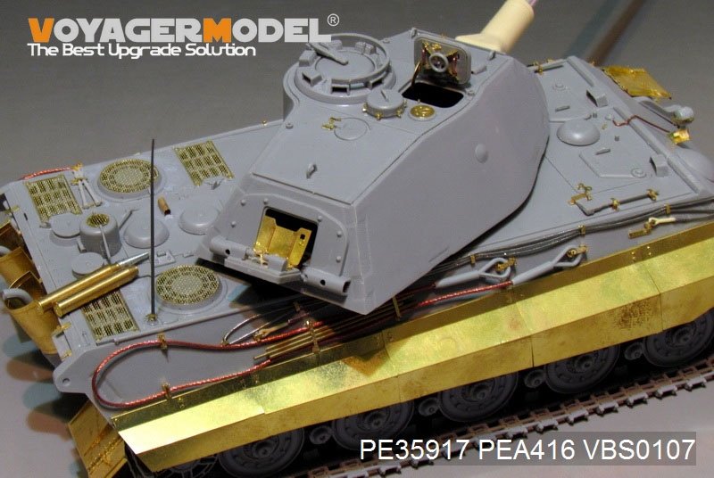 Voyager Model PE35917 WWII German King Tiger Initial Version Basic for TAKOM 1/35 – zdjęcie 8