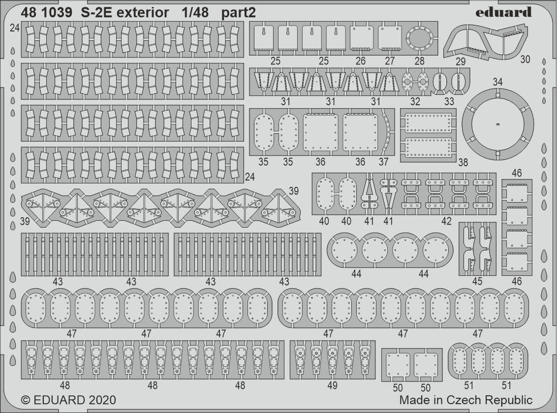 Eduard 481039 S-2E extérieur KINETIC MODEL 1/48 – image 2