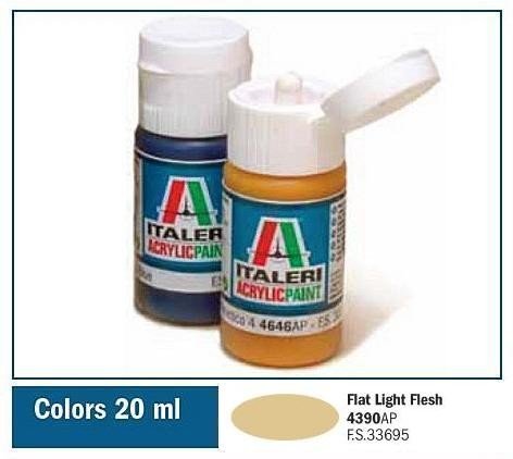 Italeri 4390AP FLAT LIGHT FLESH 20ml