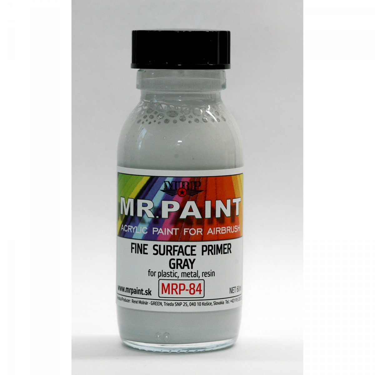 Apprêt de surface fin MR. Paint MRP-LPG - Gris 50 ml