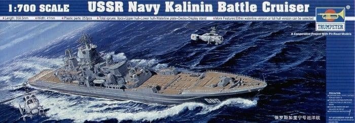 Trumpeter 05709 Croiseur de bataille Kalinin de la marine soviétique 1/700