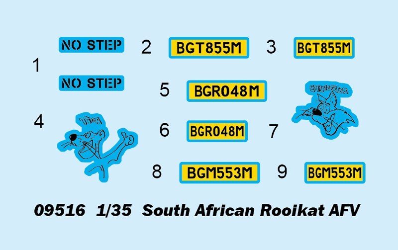 Trumpeter 09516 Rooikat AFV sud-africain (1/35) – Bild 3
