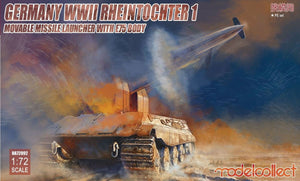 Modelcollect UA72092 Allemagne Rheintochter 1 lance-missiles mobile avec corps E75 (1/72)