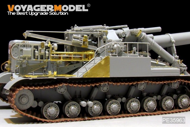 Kit de mise à niveau Voyager modèle PE35963, condensateur soviétique moderne 2A3 2P 406 mm SPH pour TRUMPETER 09529 1/35 – image 30
