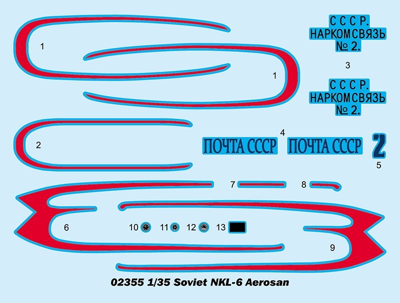 Trumpeter 02355 Soviétique NKL-6 Aerosan 1/35 – immagine 4