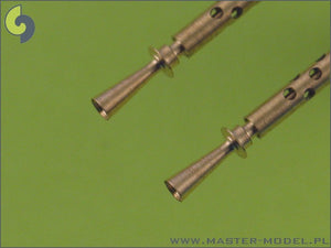 Canons Master SM-35-002 Browning M2 d&amp;#39;avion de calibre .50 (12,7 mm) avec cache-flammes (2 pièces)  – image 2
