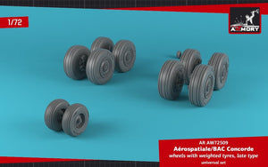 Roues de Concorde Armory Models AW72509 avec pneus lestés, fin 1/72 – Bild 3