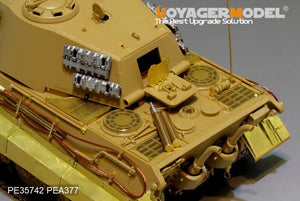 Maquette Voyager PE35742 King Tiger allemand de la Seconde Guerre mondiale (tourelle Hensehel) (pour TAMIYA) 1/35 – Bild 2