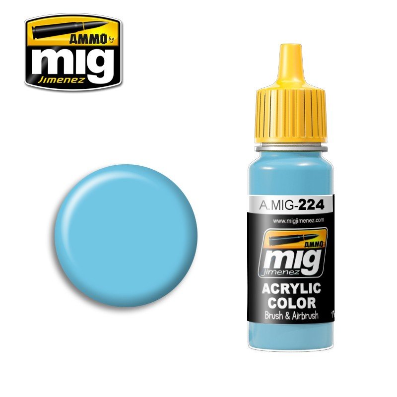 Munitions de Mig Jimenez 0224 FS 35250 SKY LINE BLUE 17ml.