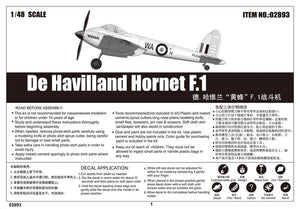 Trumpeter 02893 De Havilland Hornet F.1 1/48 – Bild 2