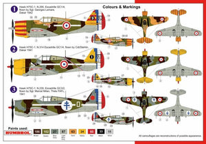 Maquette AZ7575 Curtiss Hawk H-75C1 au-dessus de l&amp;#39;Afrique, échelle 1/72 – immagine 2