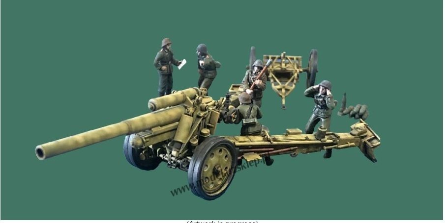Italeri 7082 Obusier de campagne de 15 cm / Canon de campagne de 10,5 cm 1/72 – image 2