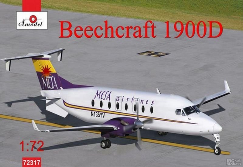 Maquette A-Model 72317 Beechcraft 1900D Mesa Airlines 1/72