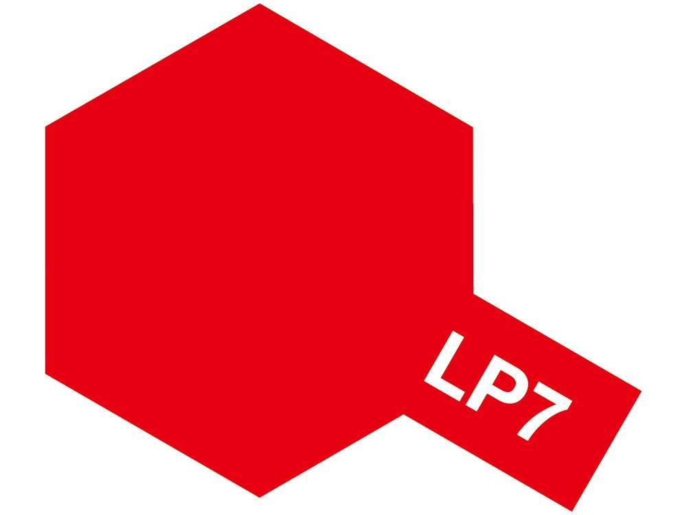 Tamiya 82107 LP-7 Pure red 10ml – zdjęcie 2