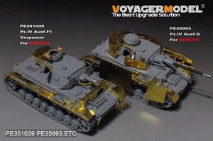 Voyager Model PE35993 WWII German Pz.Kpfw.IV Ausf.G（LateProduction）Basic For Border 35001 1/35 – zdjęcie 19