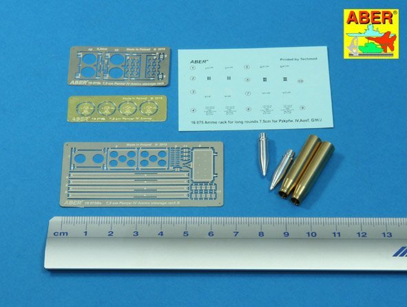 Aber 16075B Pz.Kpfw. IV, Ausf.H Vol.16B - Râtelier de rangement de munitions type B pour cartouches longues (1/16) – image 2