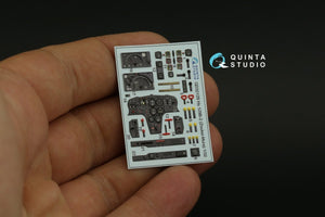 Intérieur imprimé en 3D et coloré sur papier décalcomanie Quinta Studio QD32129 Hs 129B-2 (Zoukei-Mura) 1/32 – immagine 7