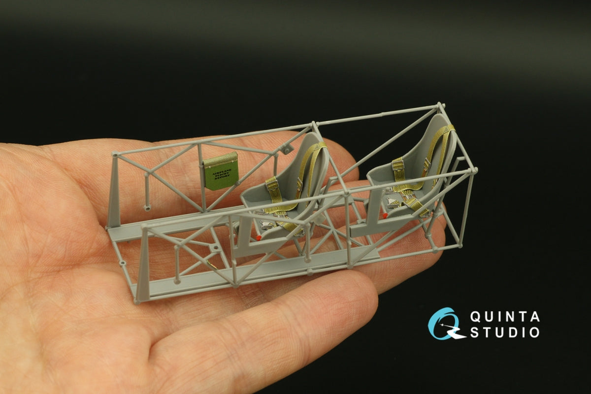 Intérieur imprimé en 3D et coloré sur papier décalcomanie (ICM) Quinta Studio QD32152 PT-13/N2S-2/5 Kaydet 1/32  – image 8