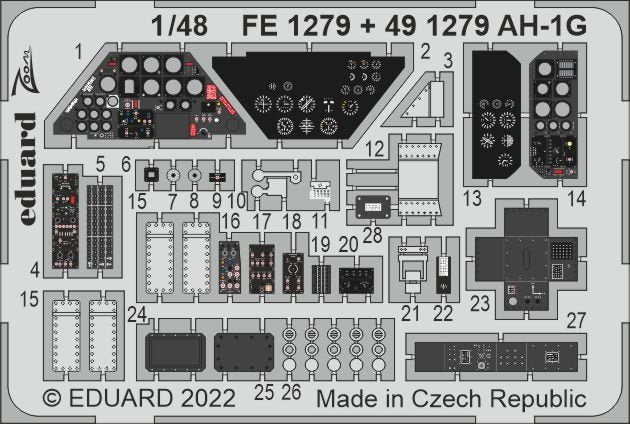 Eduard FE1279 AH-1G SPÉCIAL HOBBY 1/48