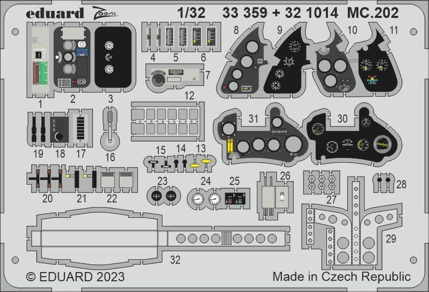 Eduard 33359 MC.202 1/32