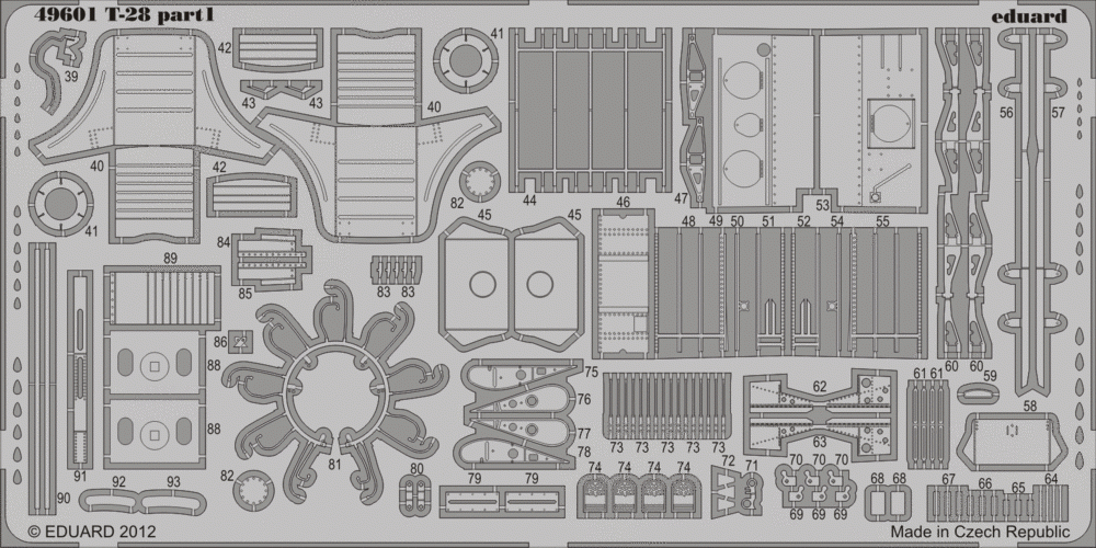 Eduard 49601 T-28 SA RODEN 1/48  – Bild 2