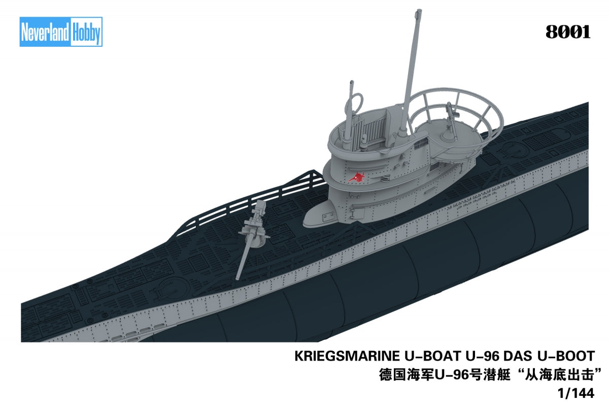 Neverland Hobby 8001 KRIEGSMARINE U-BOAT U-96 DAS U-BOOT 1/144 – image 4