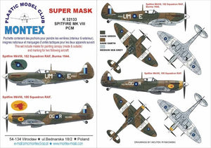Montex K32133 Spitfire MkVIII (Birmanie) 1/32