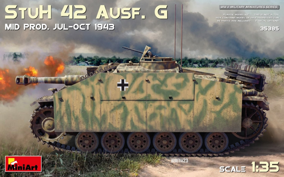 MiniArt 35385 StuH 42 Ausf. G MID PRODUIT PAR JUILLET-OCTOBRE 1943 1/35