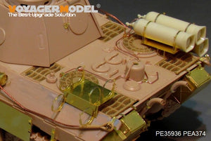 Maquette Voyager PE35936 Panther D allemand de la Seconde Guerre mondiale avec réservoirs de carburant « Stadtgas » (de base pour MENG TS-038 au 1/35) – Bild 13