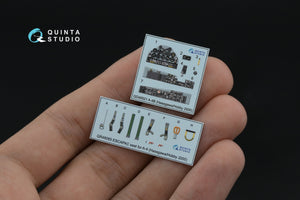Intérieur imprimé en 3D et coloré sur papier décalcomanie Quinta Studio QD48521 A-4B (Hasegawa/Hobby2000) 1/48 – image 3