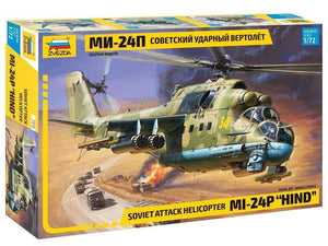 Zvezda 7315 MI-24P HÉLICOPTÈRE D&amp;#39;ATTAQUE SOVIÉTIQUE HIND (1/72)