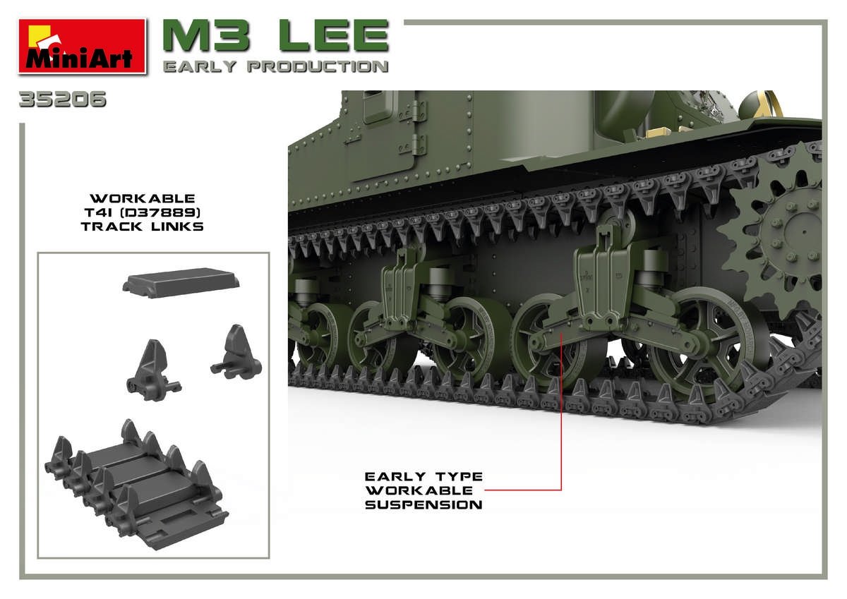 Miniart 35206 M3 Lee première production avec intérieur 1/35 – Bild 12