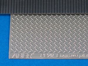 Plaque de gravure Aber PP20 (140 x 77 mm) - bandes modernes type 1x1 (1/24/25)