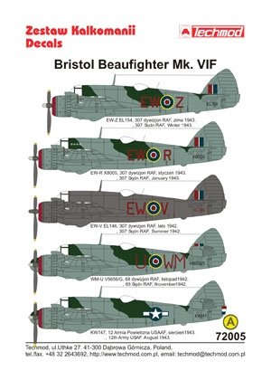 Techmod 72005 - Bristol Beaufighter VI 1/72 – image 2